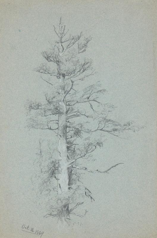 Jervis McEntee - Tree Study