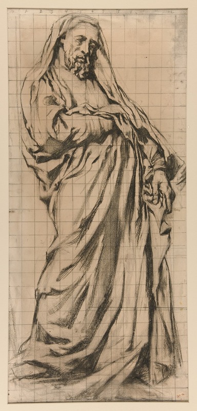 John La Farge - Study for Trinity Church; Jeremiah