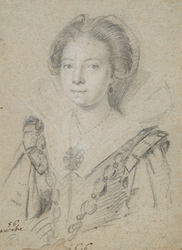 Ottavio Leoni - Portrait of a Young Lady of the House of Anjou