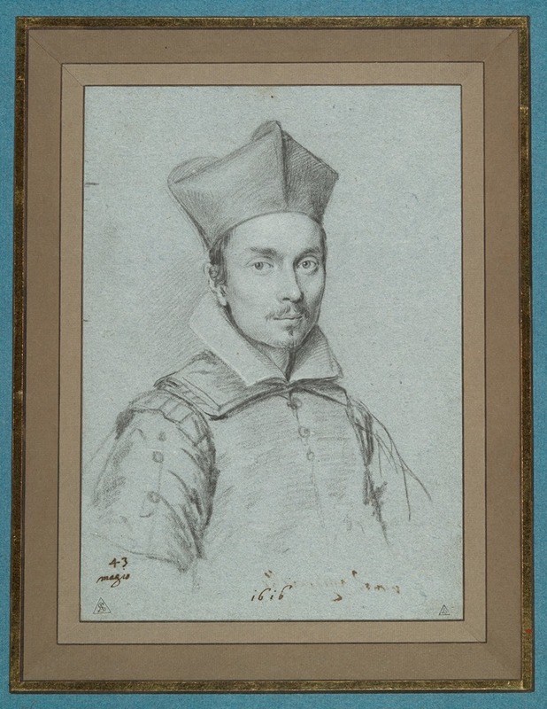Ottavio Leoni - Portrait of an Ecclesiastic, perhaps of the Mignanelli family
