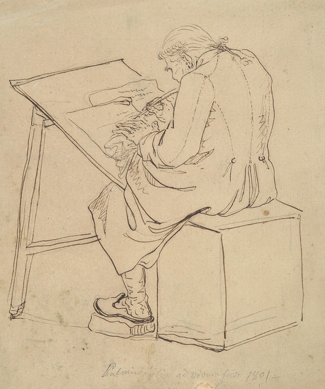 Pietro Palmieri the Younger - Scribe at Desk