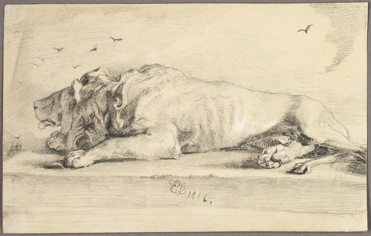 Sir Edwin Henry Landseer - Reclining Lion