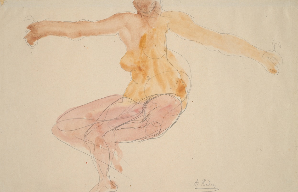 Auguste Rodin - Nude Dancing