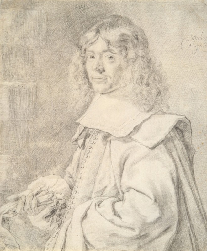 Cornelis Visscher - Portrait of a Young Man