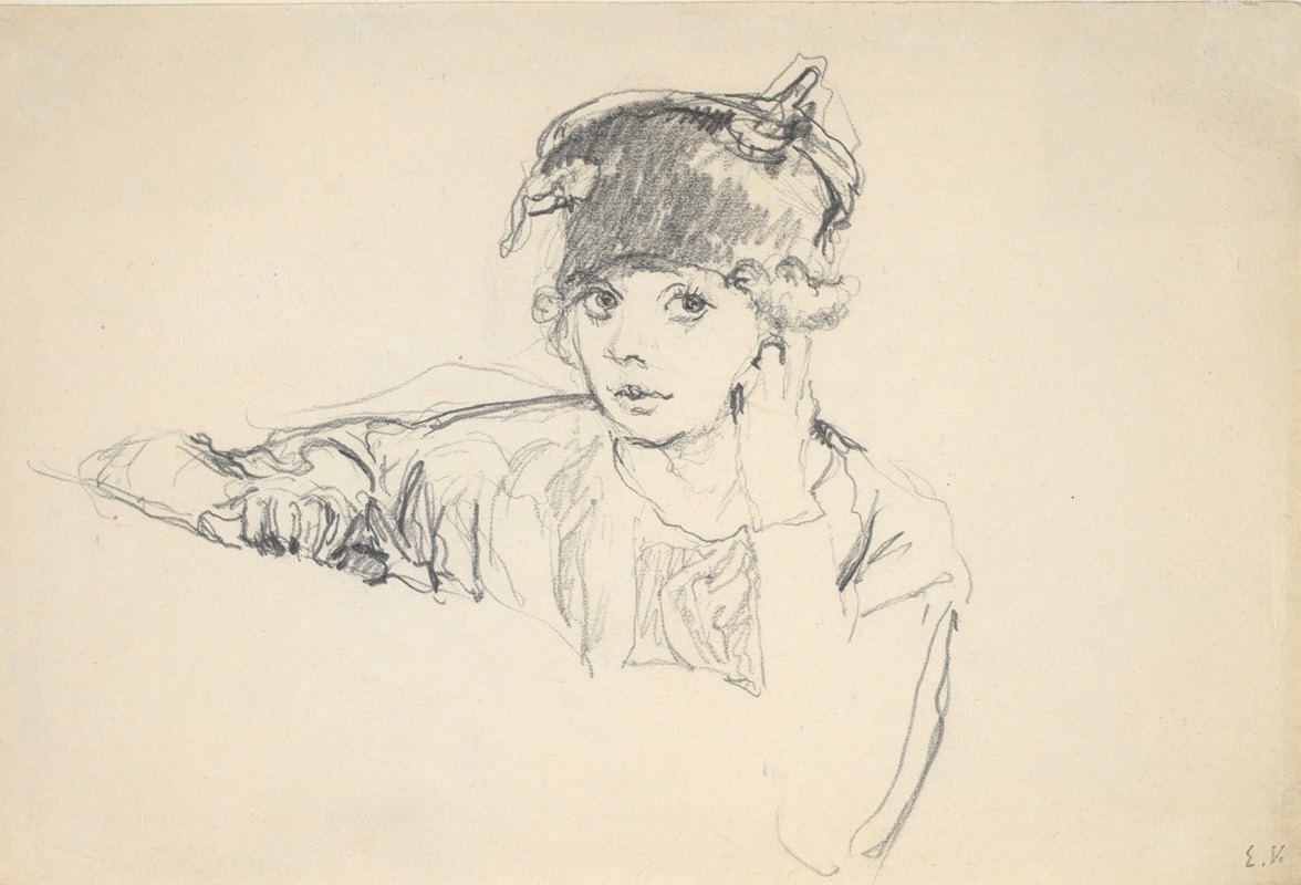 Édouard Vuillard - Portrait of Jane Renouardt