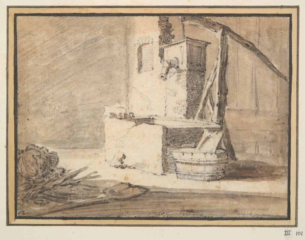 Herman Saftleven - Study of a Well