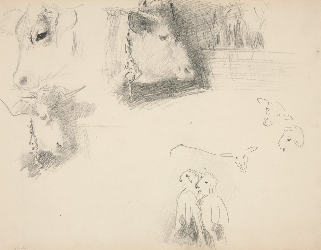John Singer Sargent - Cows and Sheep