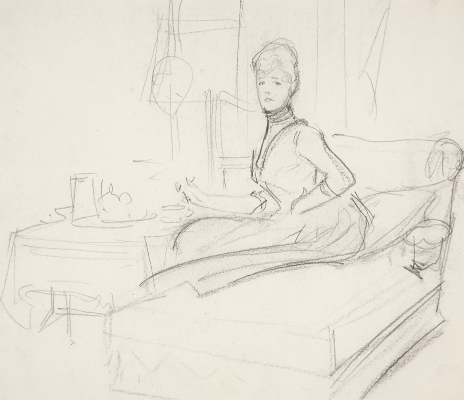 John Singer Sargent - Lady at Tea Table
