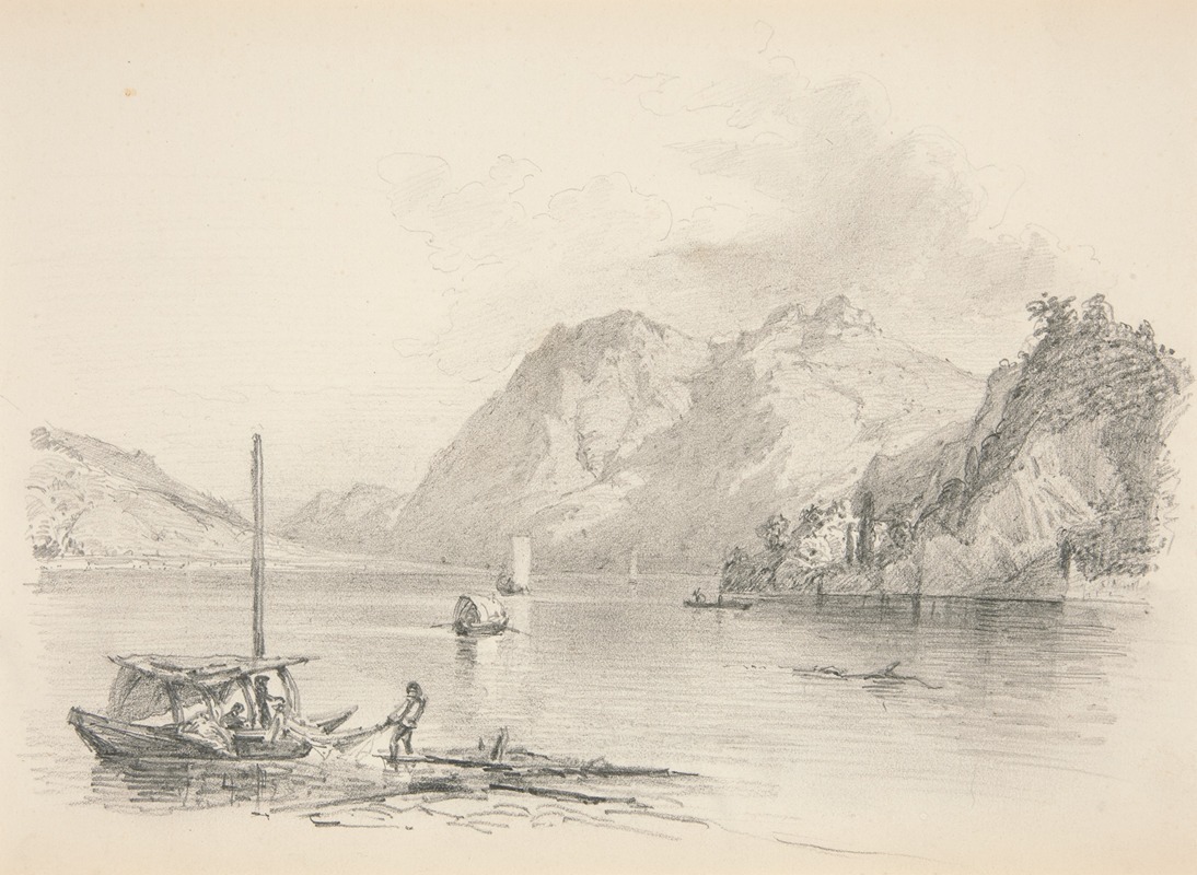 John Singer Sargent - Mountain Lake
