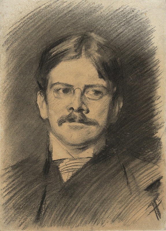 John Singer Sargent - Portrait of Edwin Austin Abbey