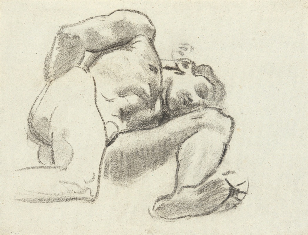 John Singer Sargent - Study for Prometheus, rondel, Rotunda, Museum of Fine Arts Boston