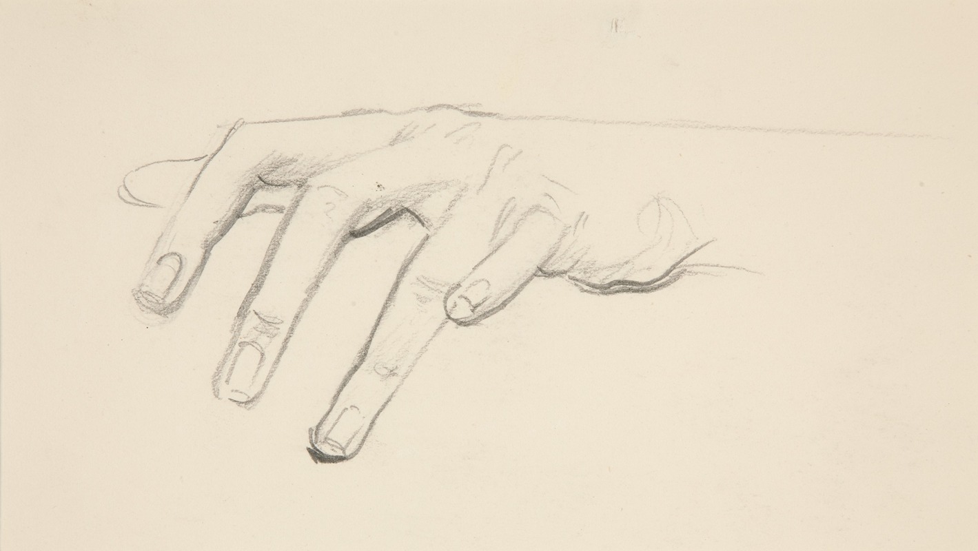 John Singer Sargent - Study of a Hand