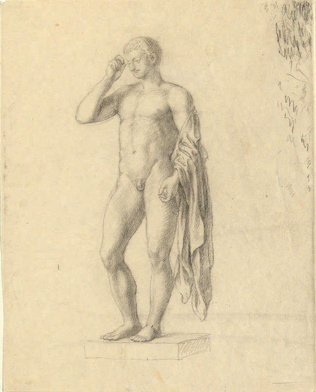 John Trumbull - Nude Male Figure (classical)