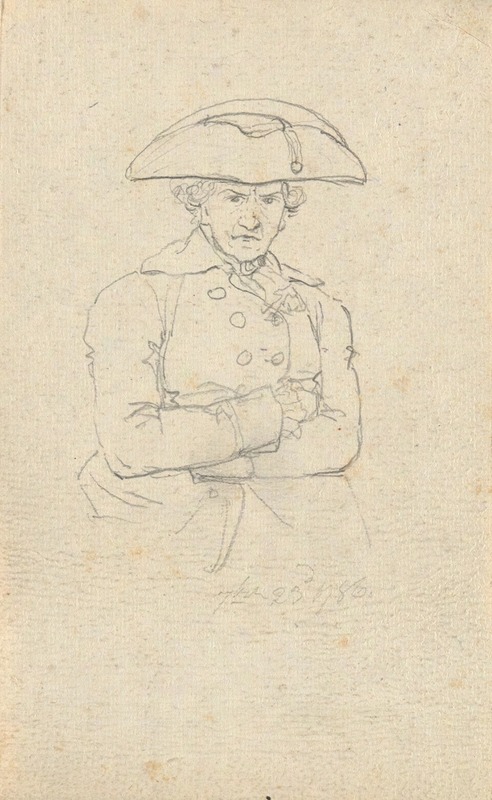 John Trumbull - Untitled, from folio; Sketches in France and Germany