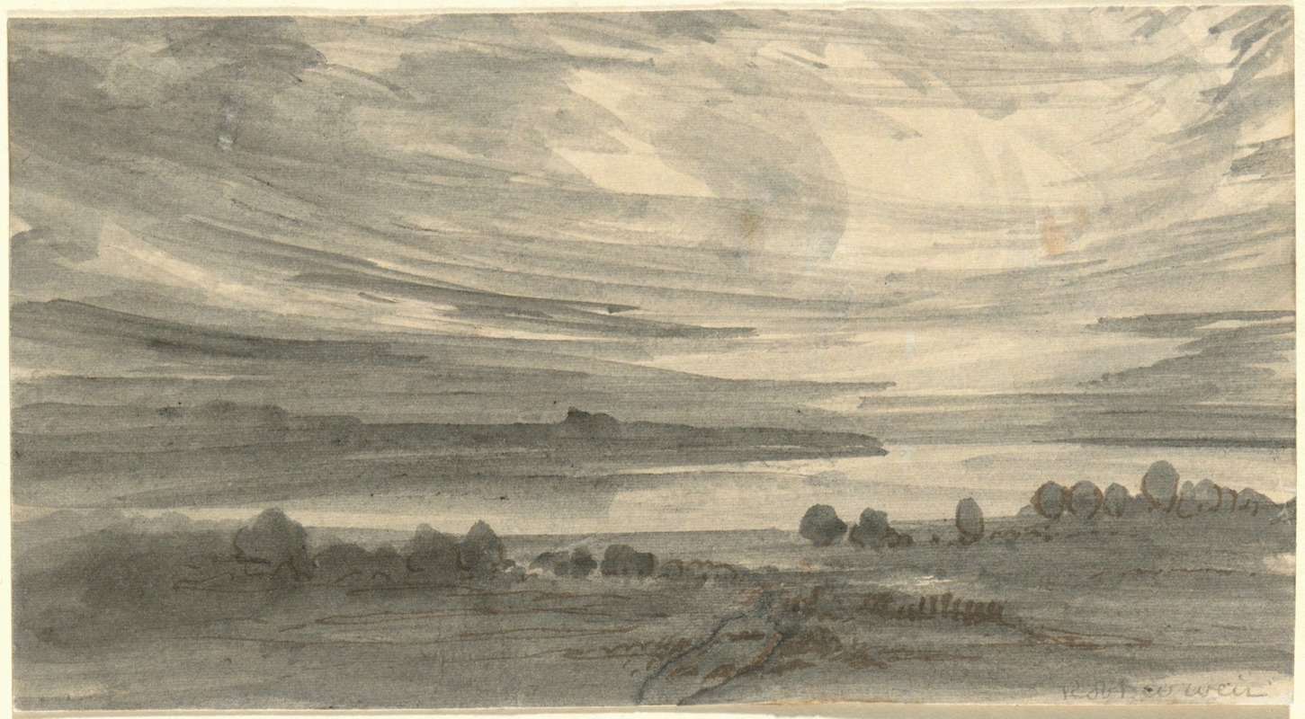 Robert Walter Weir - Landscape with Lake