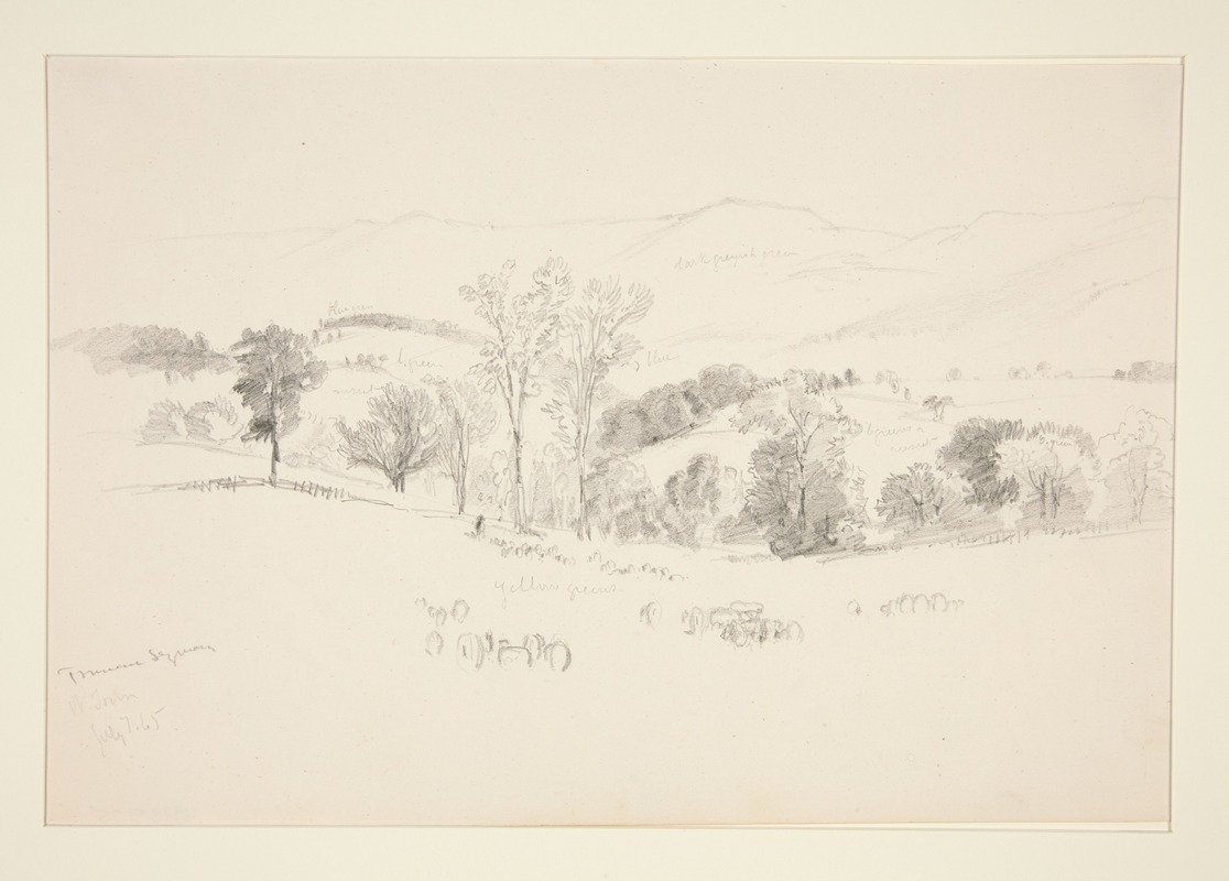 Truman Seymour - Landscape Near Williamstown