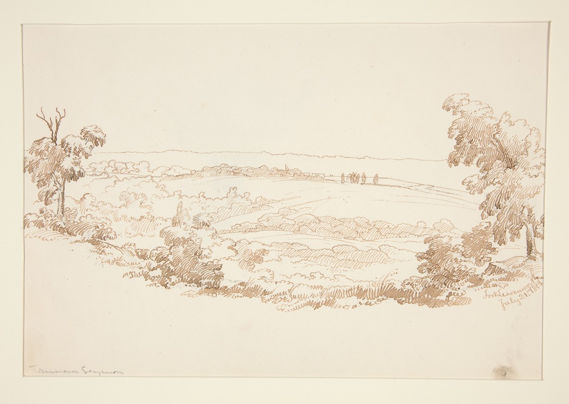 Truman Seymour - View of Fort Leavenworth