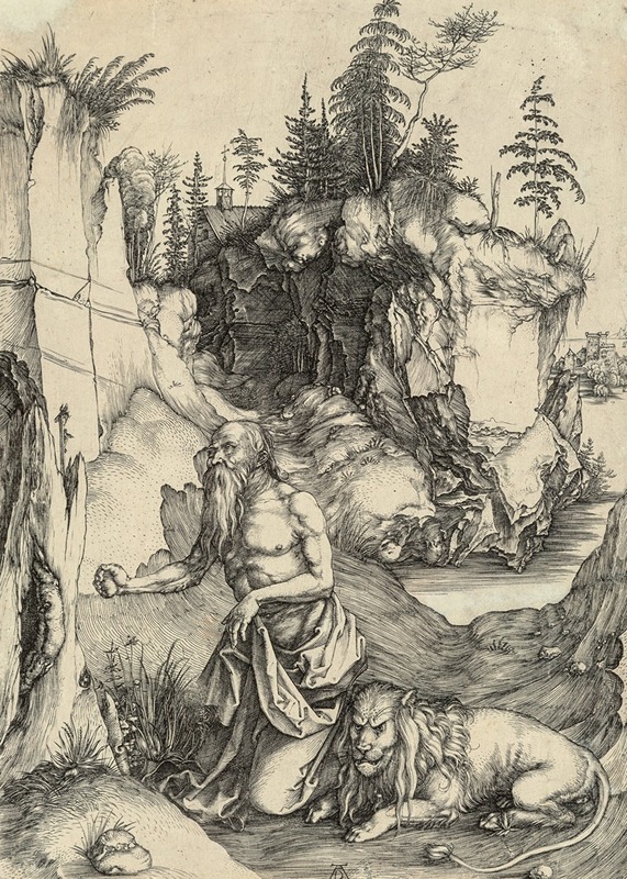 Albrecht Dürer - St. Jerome in penitence