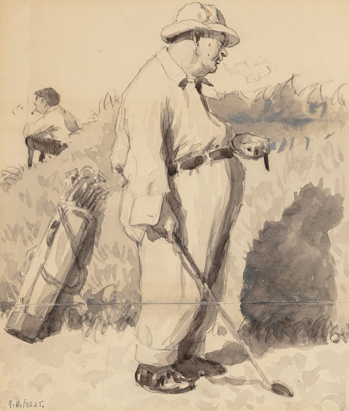 Arthur Burdett Frost - The Golfer