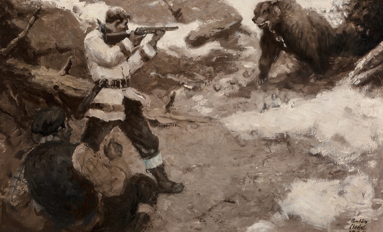 Benton Henderson Clark - Bear Hunters