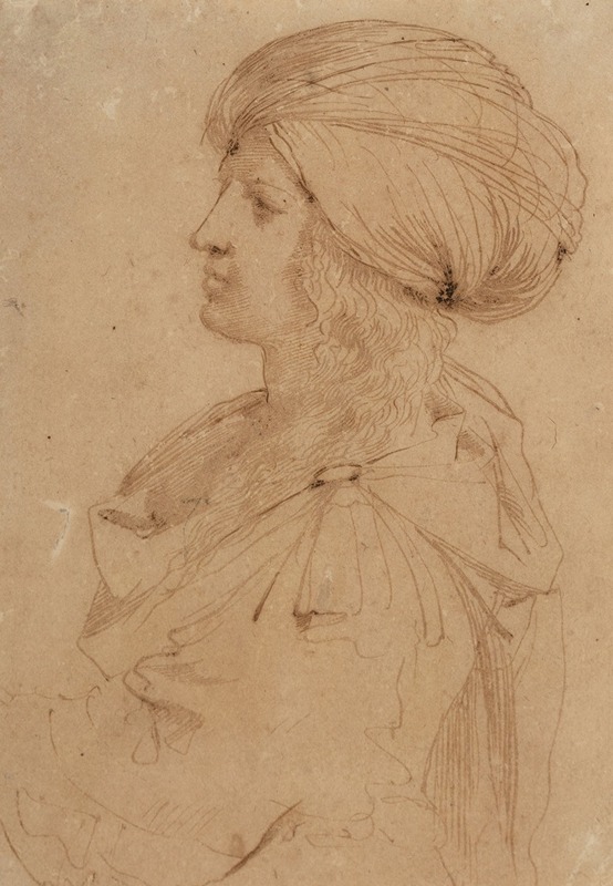 Cesare Gennari - Portrait d’homme au turban