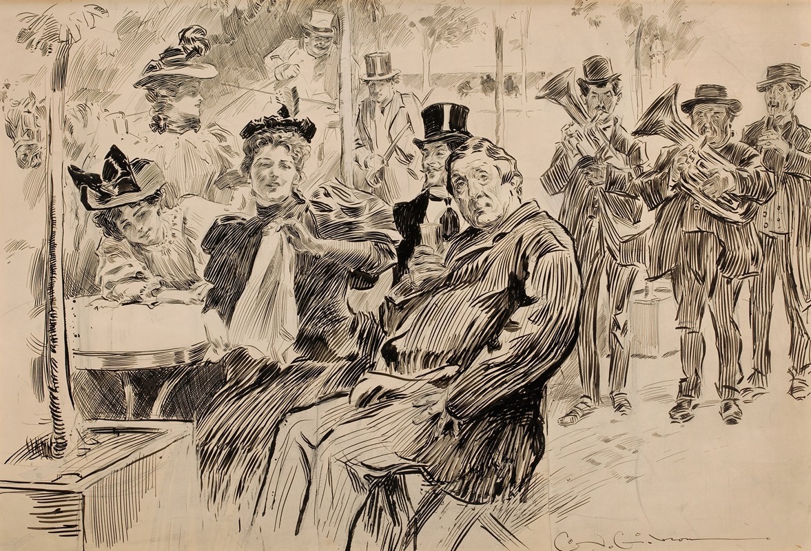 Charles Dana Gibson - About Paris