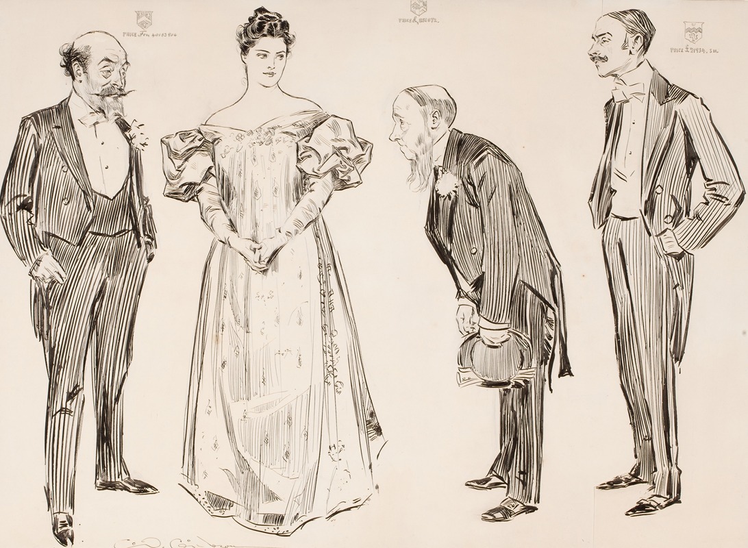 Charles Dana Gibson - The American Abroad; Some Features of the Matrimonial Market