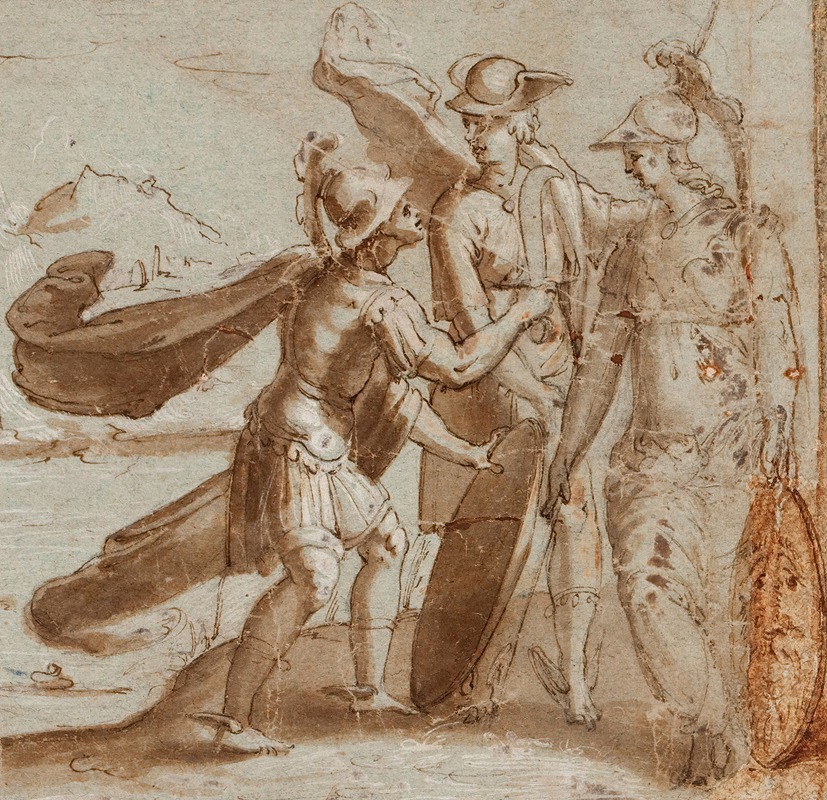 Domenico Cresti - Mars, Mercury, and Minerva
