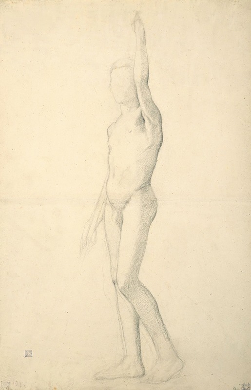 Edgar Degas - Académie d’homme debout