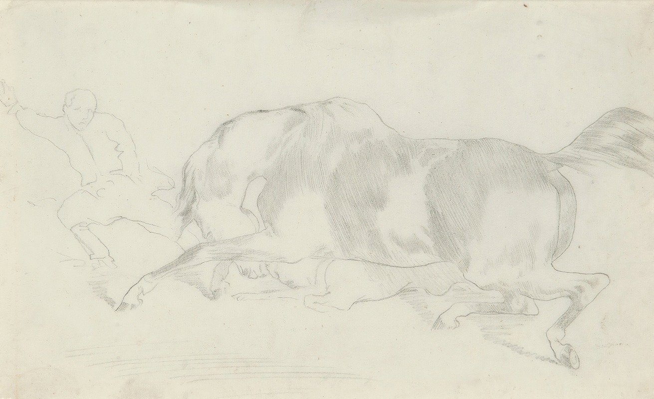 Edgar Degas - Étude de cheval