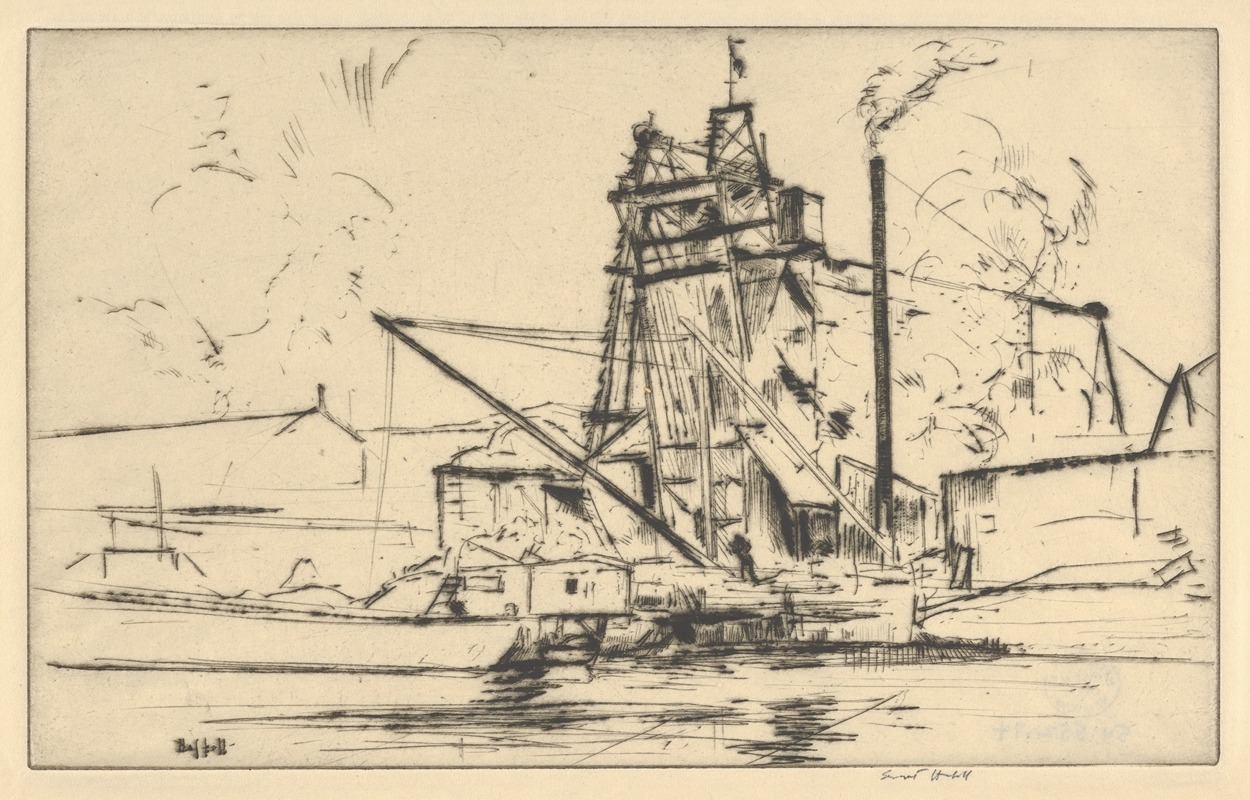 Ernest Haskell - Bridgeport Docks
