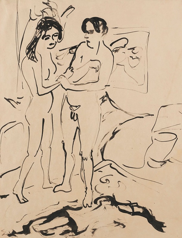 Ernst Ludwig Kirchner - Das Paar