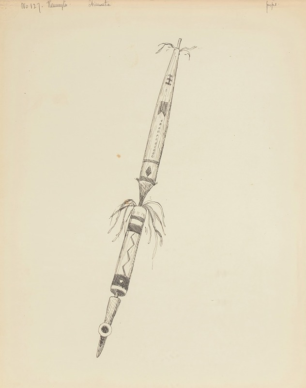 Frederic Remington - Pipe, illustration from The Song of Hiawatha