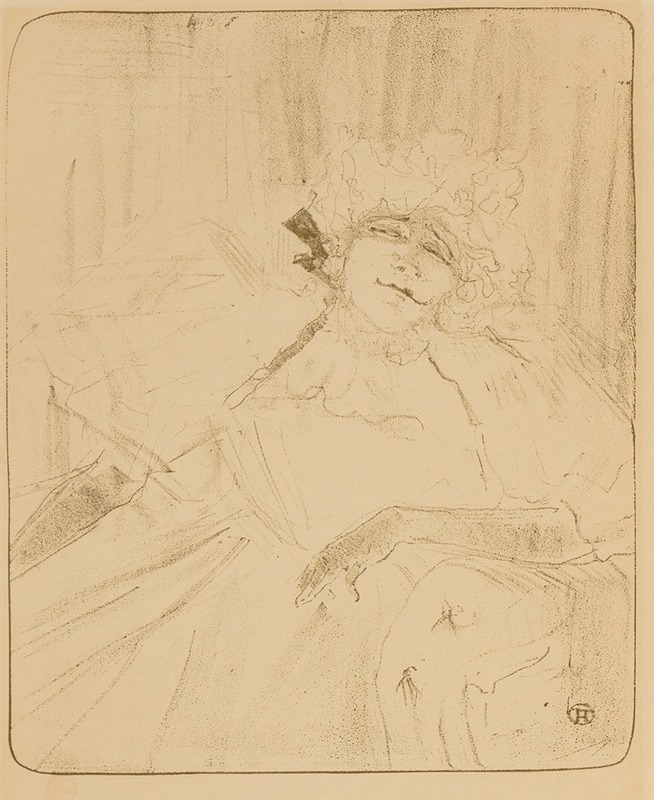 Henri de Toulouse-Lautrec - Yvette Guilbert pl 9