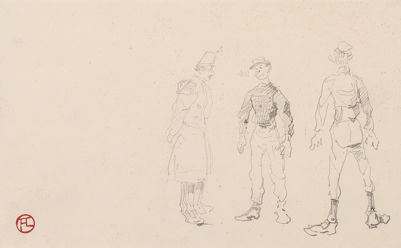 Henri de Toulouse-Lautrec - Soldats