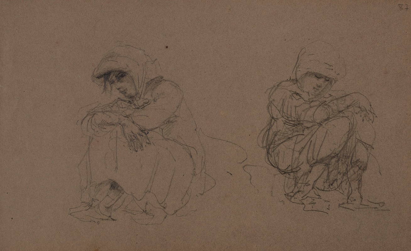Henri de Toulouse-Lautrec - Études de femmes assises