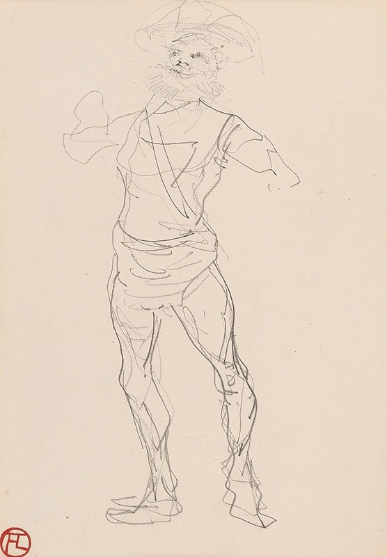 Henri de Toulouse-Lautrec - Homme debout