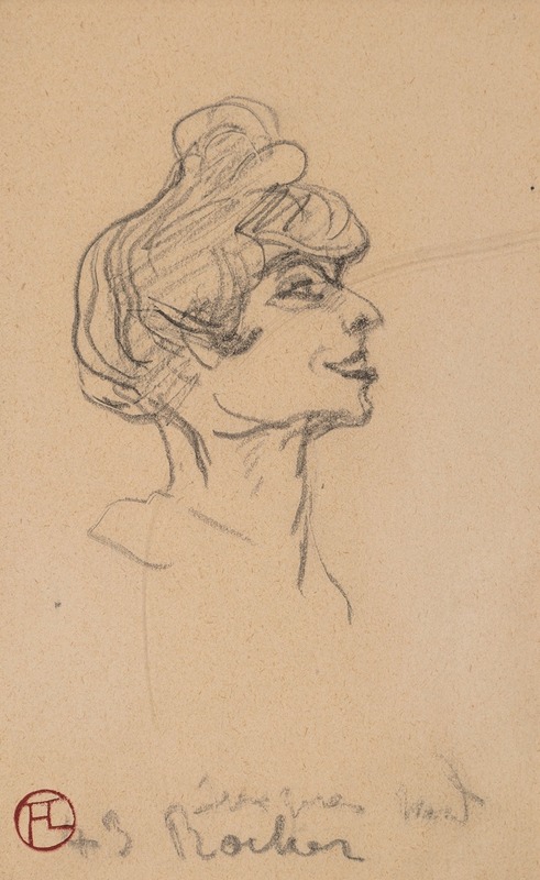 Henri de Toulouse-Lautrec - Mademoiselle Marthe Mellot dans La Gitane