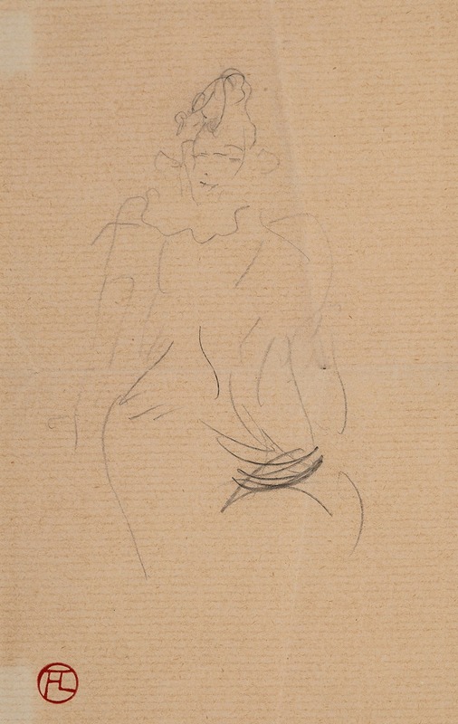 Henri de Toulouse-Lautrec - Silhouette de femme