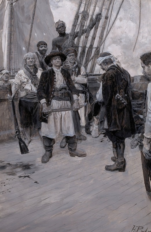 Howard Pyle - ‘Again, My Captain (Pirates)’, New York Colonial Privateers