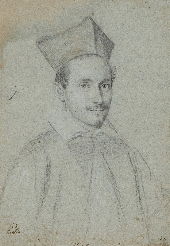Ottavio Leoni - Portrait of Cardinal Niccolo Monaldesco