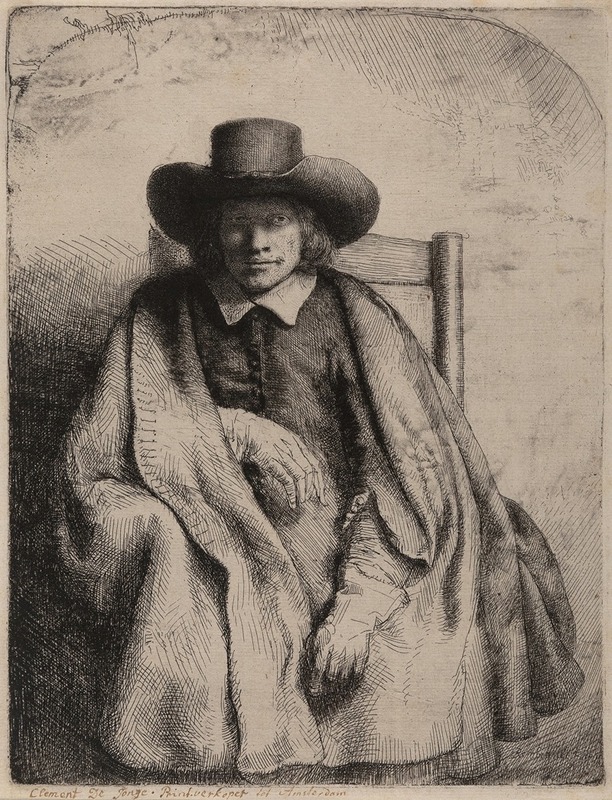 Rembrandt van Rijn - Clement de Jonghe, printseller