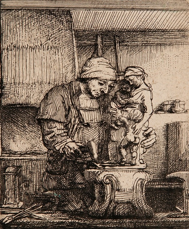 Rembrandt van Rijn - The goldsmith