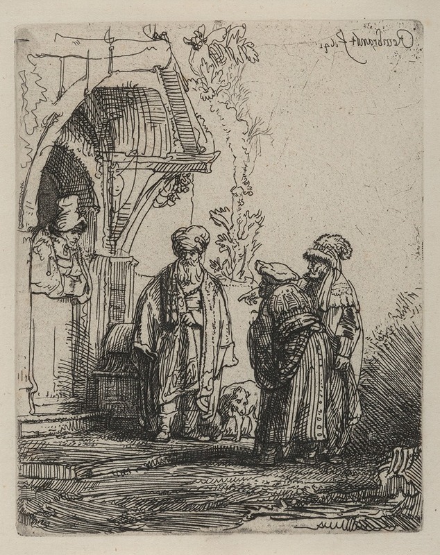 Rembrandt van Rijn - Three oriental figures