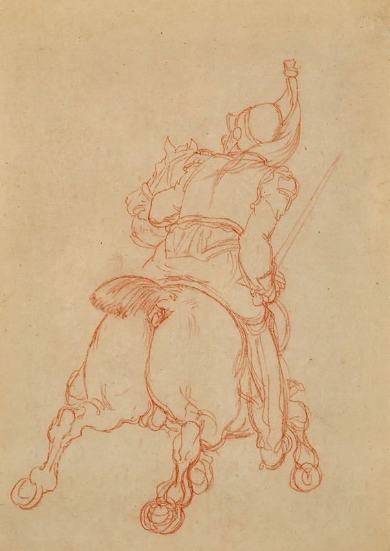Théodore Géricault - Cuirassier à cheval chargeant