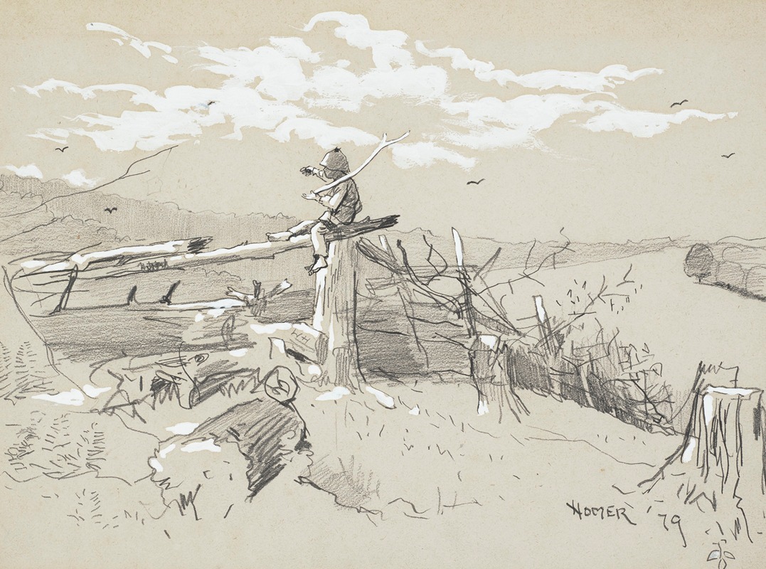 Winslow Homer - Boy with a Stick