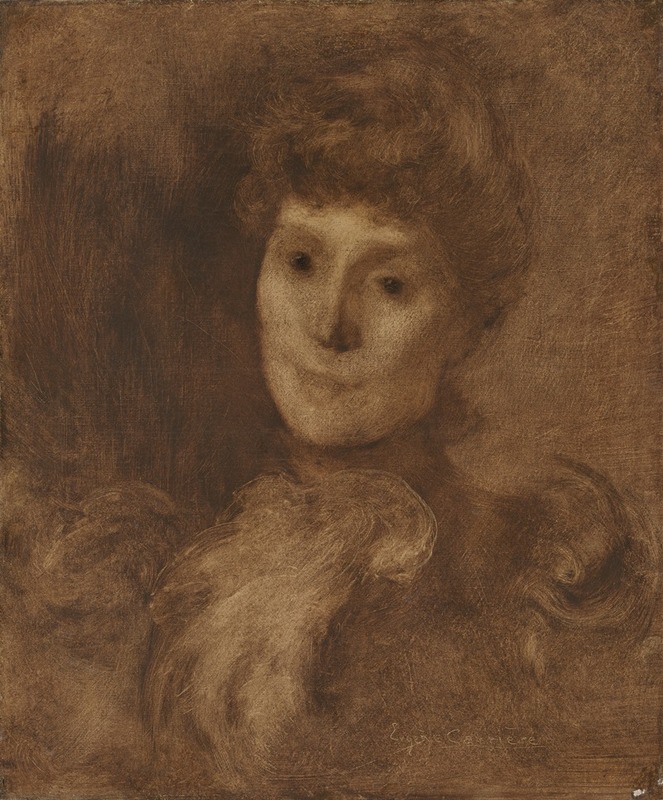 Eugène Carriere - Portrait of a Woman