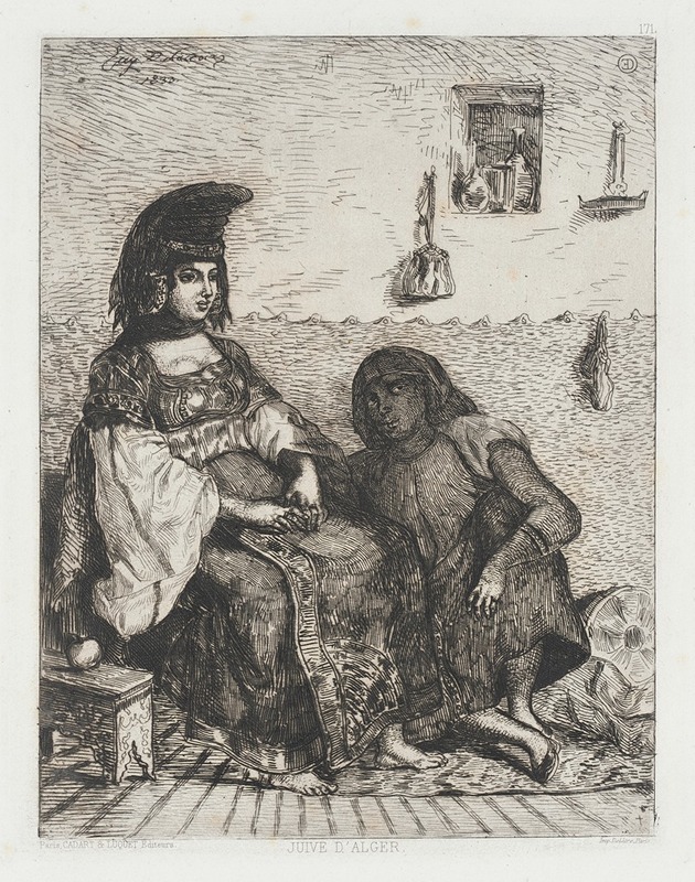 Eugène Delacroix - Juive d’Alger