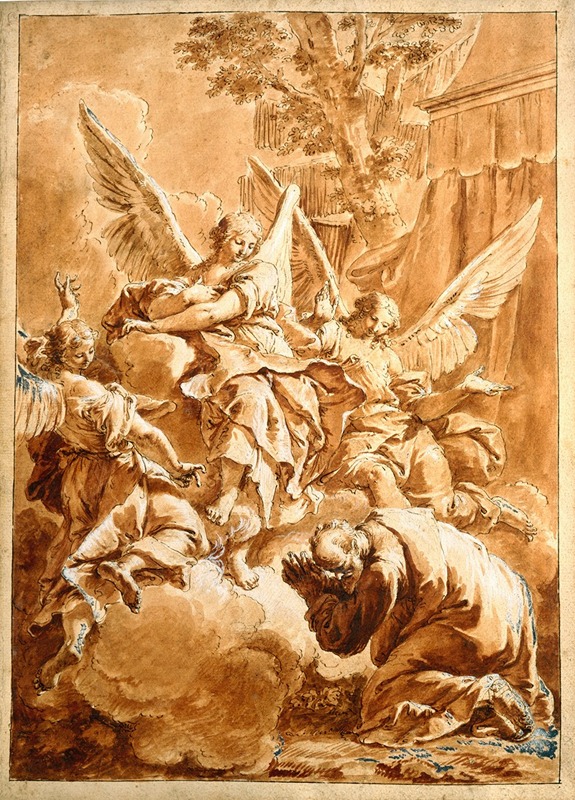 Francesco Fontebasso - Abraham and the Three Angels