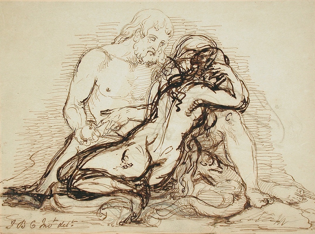Giovanni Battista Cipriani - Adam and Eve